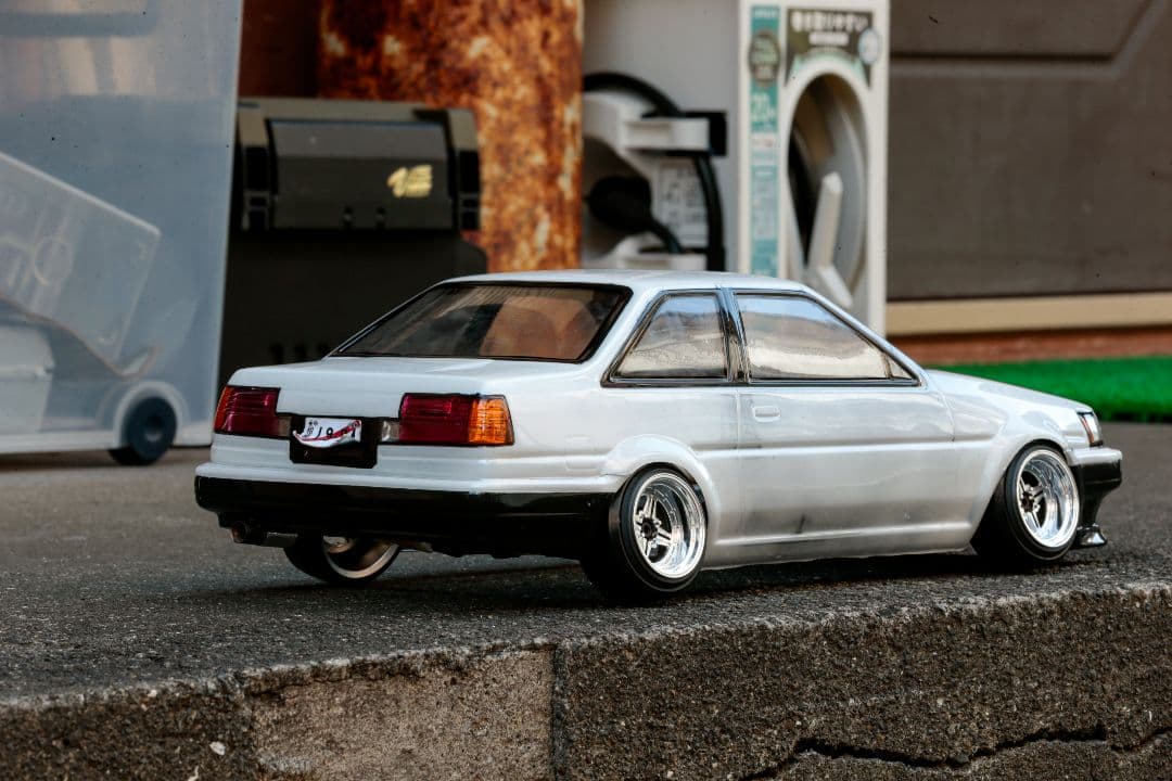 パンドラRC トヨタ AE86 2ドア レビン 塗装済み