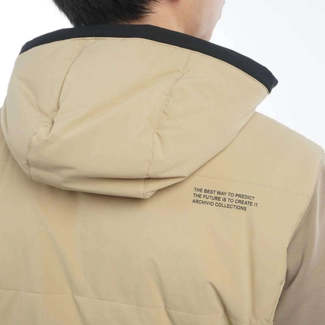 新品未使用　タグ付きarchivio フードブルゾン　ゴルフ　メンズ