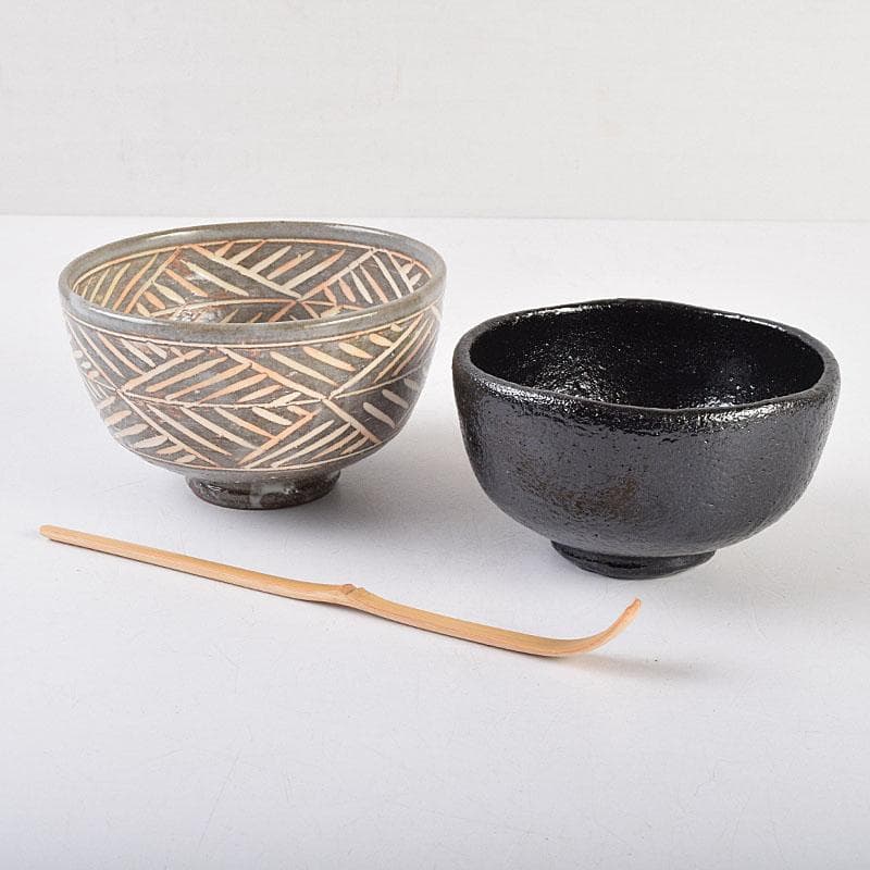 茶道具　島田竹宝斎作　御所篭　茶籠　棗　茶碗など　九点一式　共箱　FR9371H