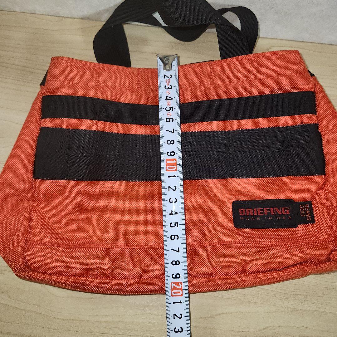 限定品　BRIEFINGxBEAMS GOLF カートバッグ オレンジ