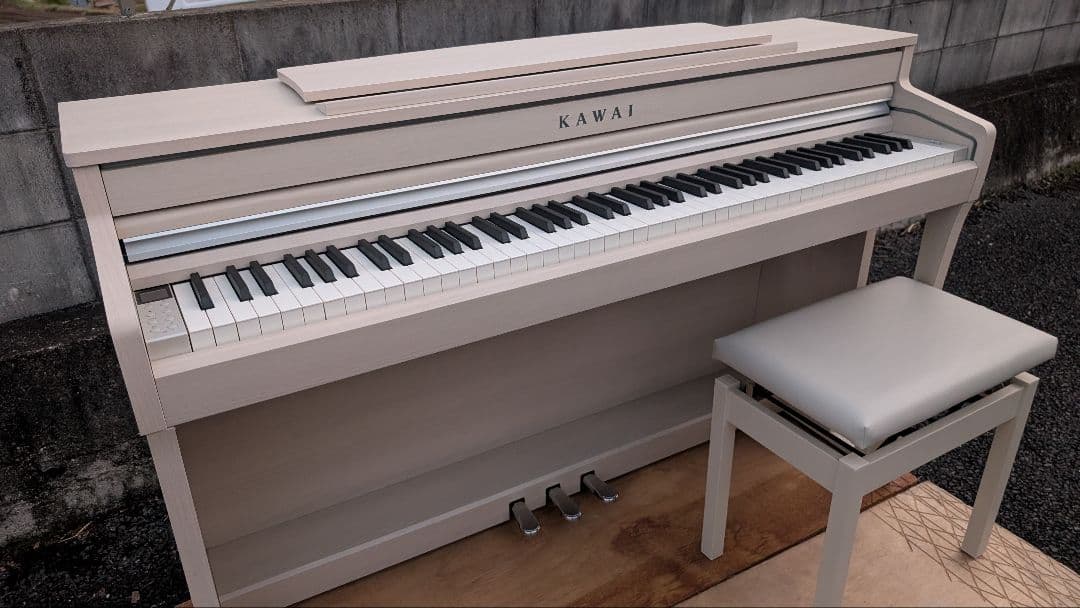 送料込み KAWAI 木製鍵盤 電子ピアノ CA49R 21年購入激激激可愛い♥