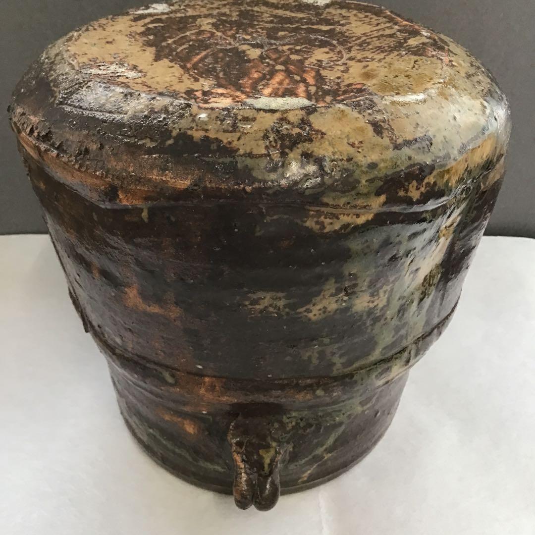 茶道具　水指　いらほ　水指　宗歩作　替蓋付　共箱　S28MS