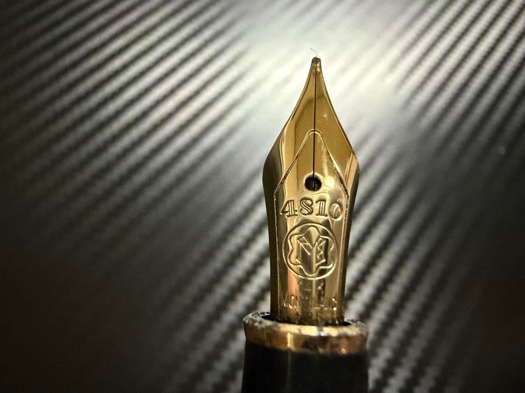 モンブラン マイスターシュテュック 144 万年筆 全金 F 細字