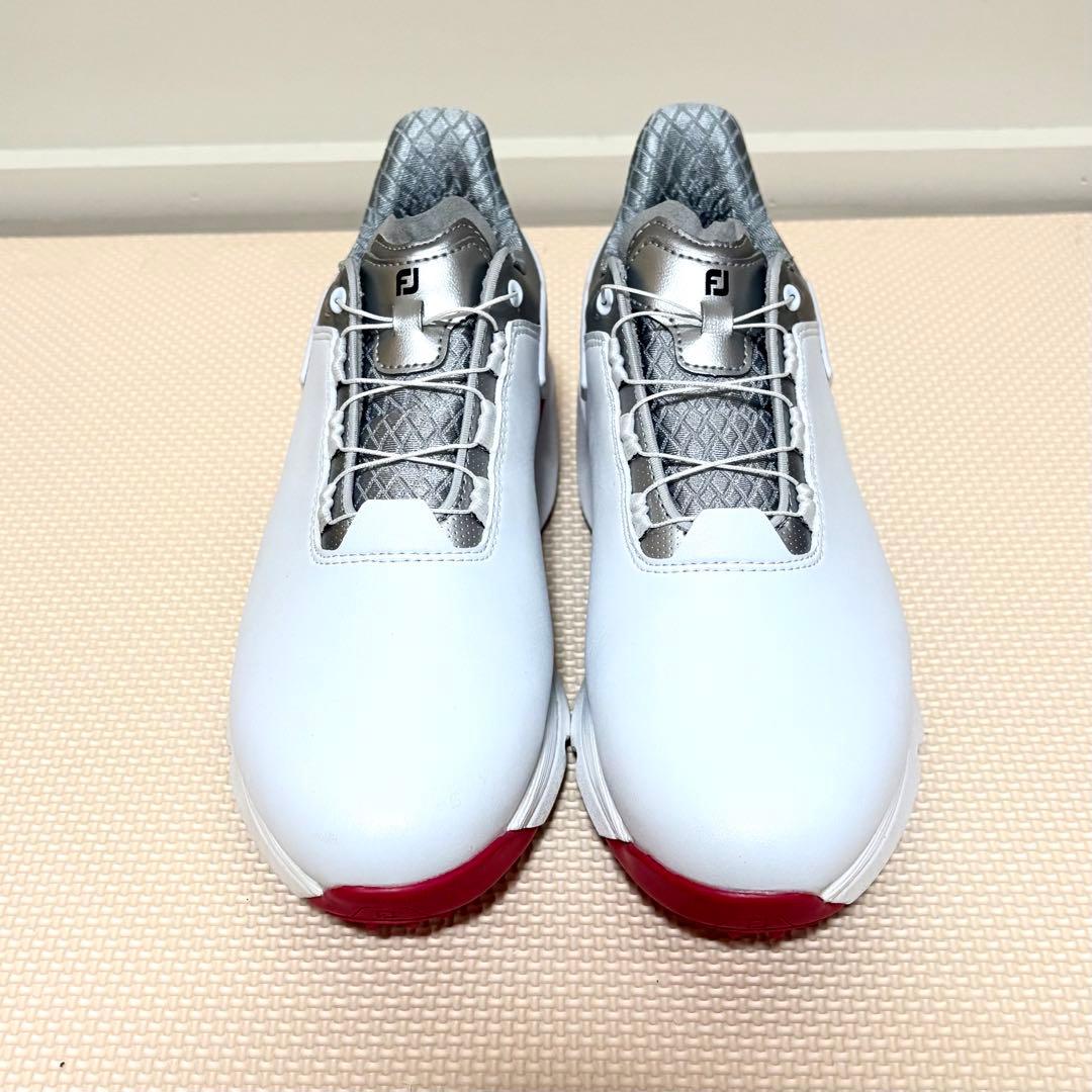 FootJoy ゴルフシューズ 女性用 ホワイト/シルバー