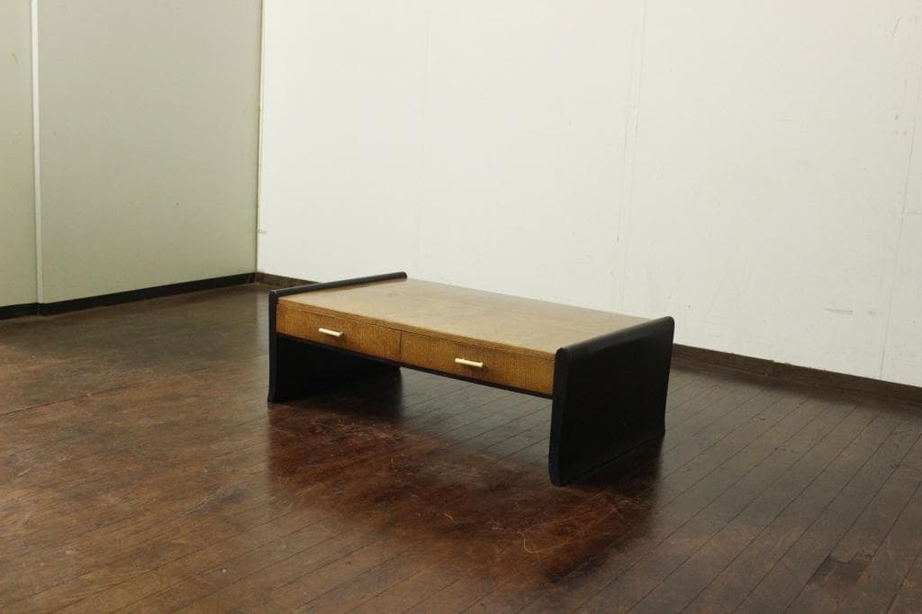 昭和レトロな風合いが良い文机 テーブル/古道具/テレビ台/ローボード/一枚板