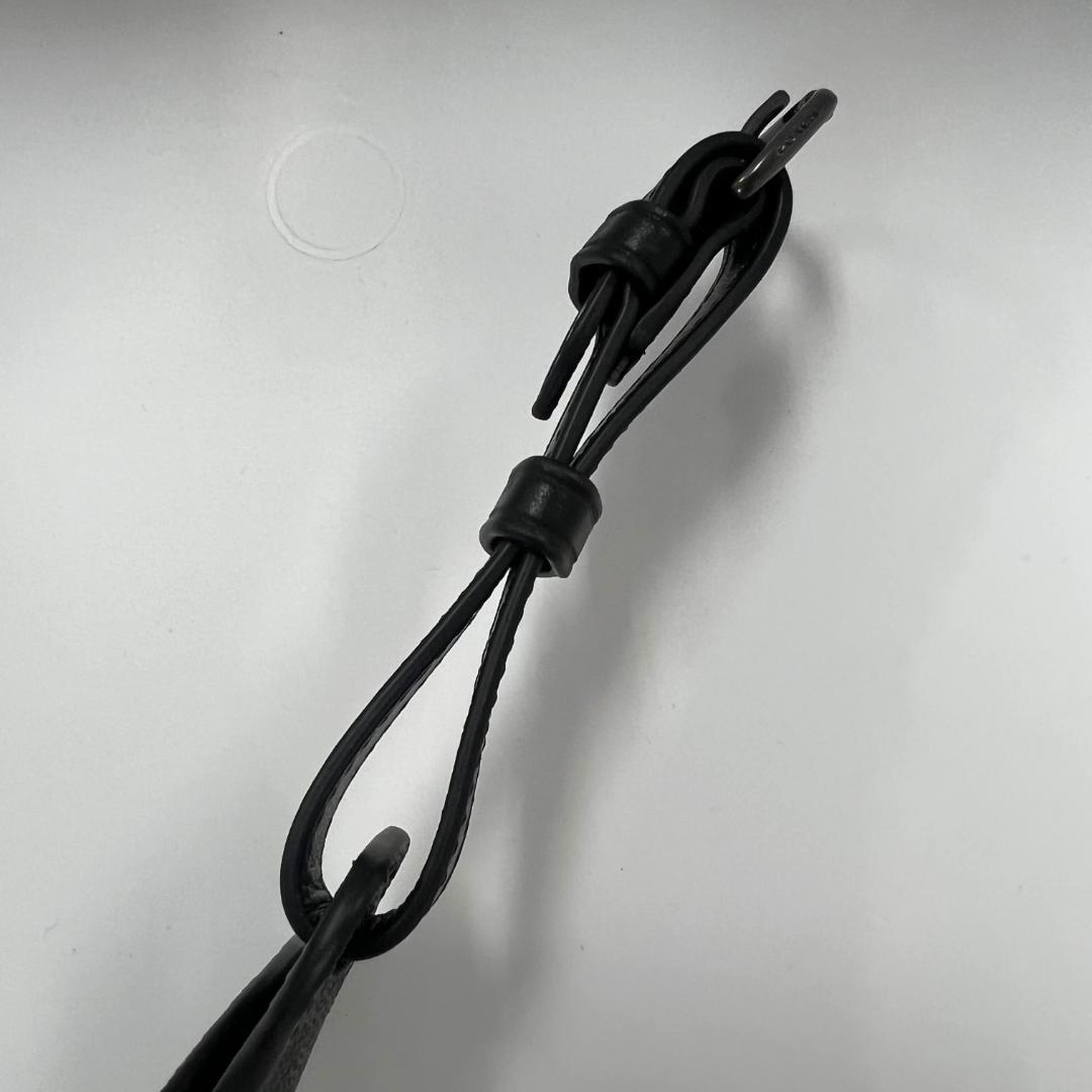 COACH ネームタグ シグネチャー ラゲッジタグ チャコール