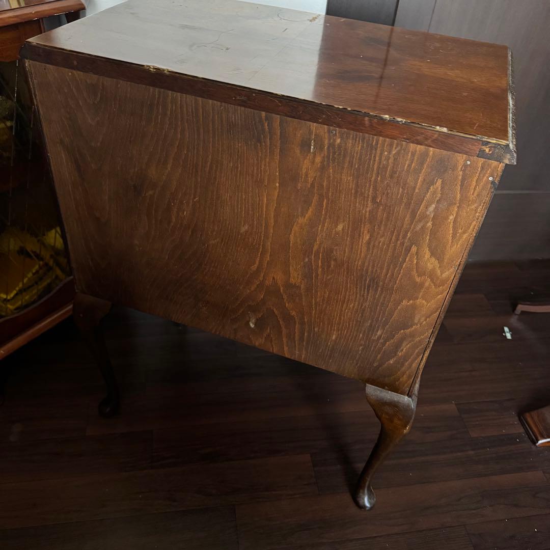 アンティーク木製チェスト ヴィンテージ　たんす　クラシック　古道具　英国　茶色