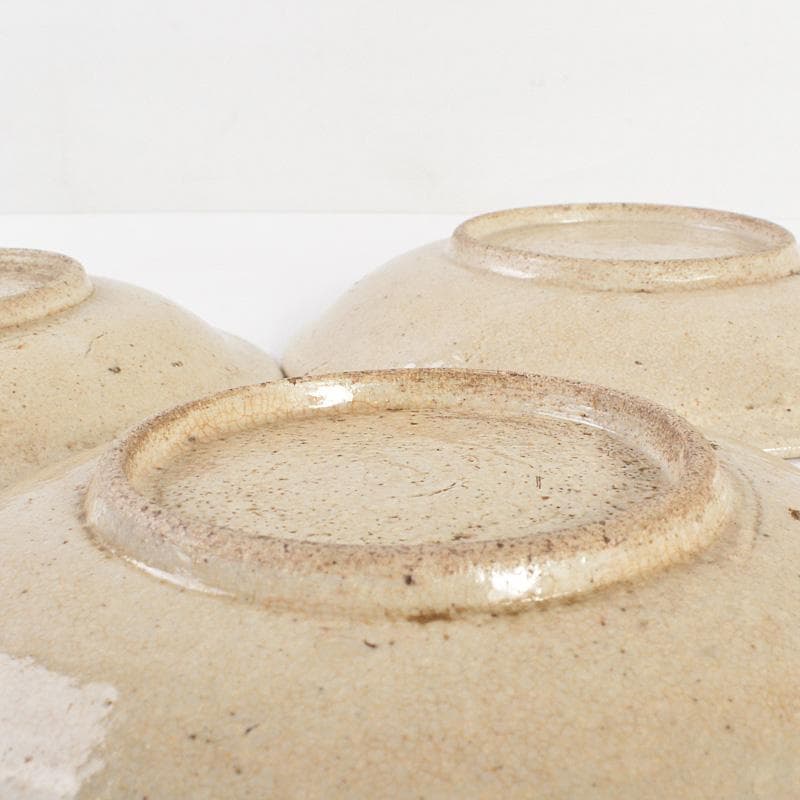 絵瀬戸　古瀬戸　菊文　小皿　豆皿　5客　時代箱　D　R6765