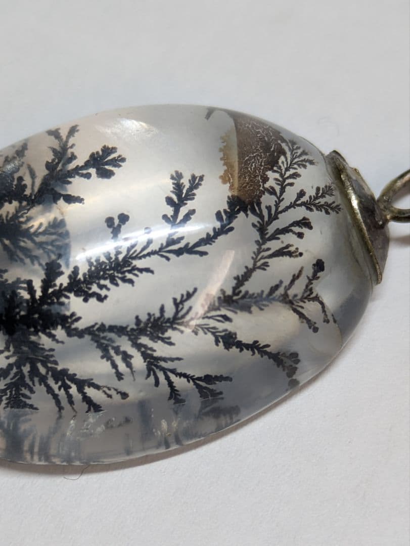 デンドリティッククォーツ 　ペンダントトップ　ビンテージ　デンドライト