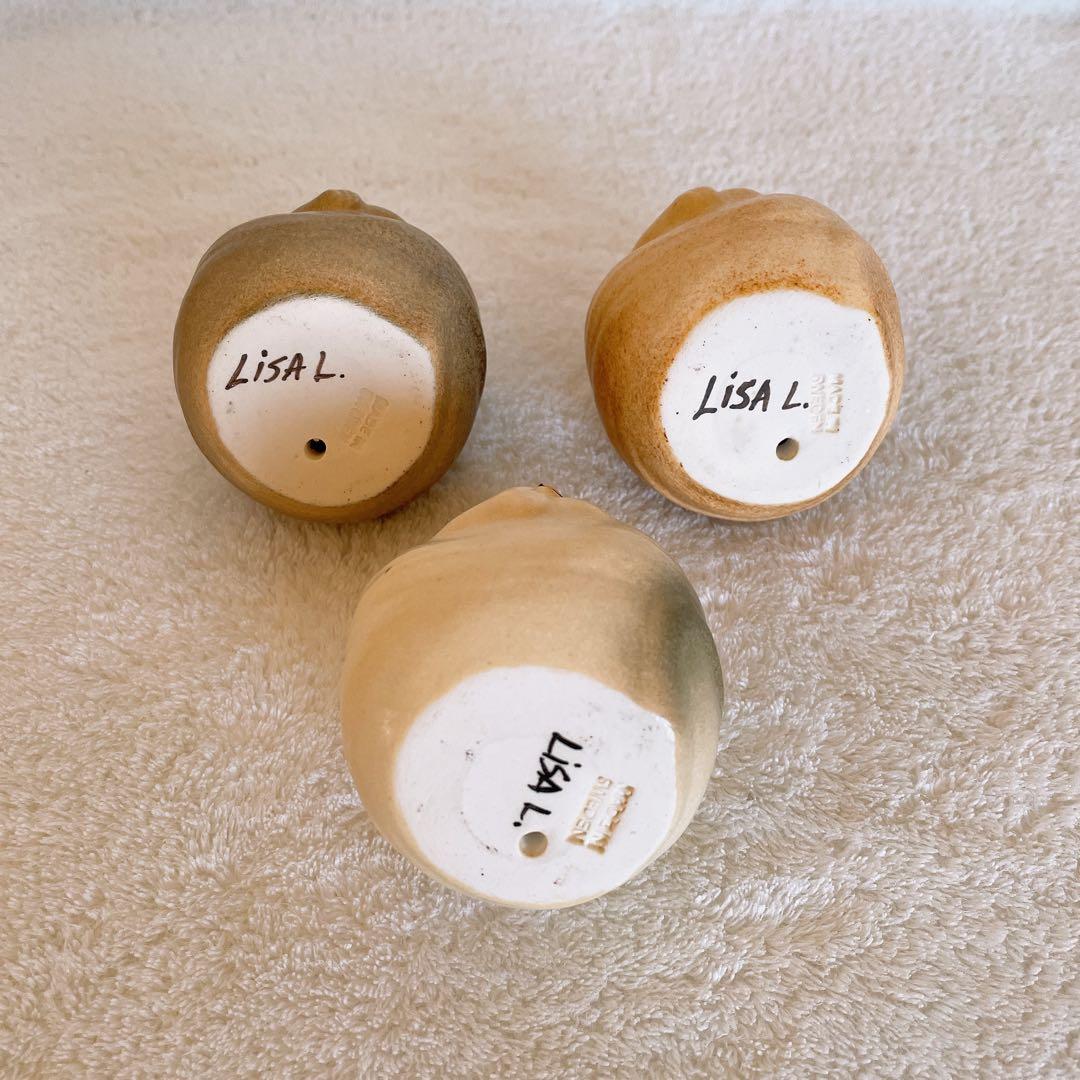 Lisa Larson リサラーソン 3匹のねずみ ネズミ 置物