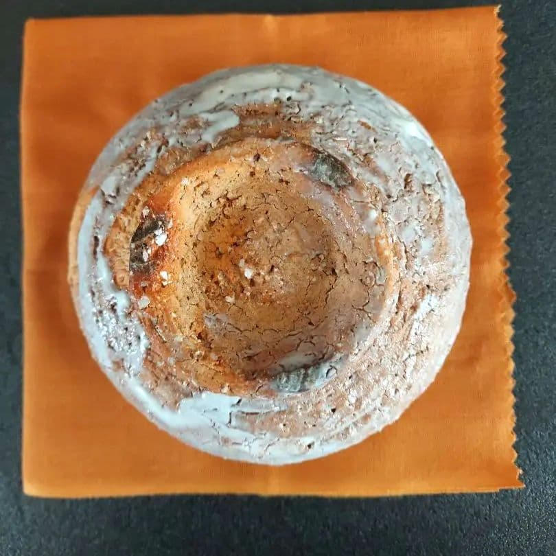 萩焼　抹茶茶碗　宇田川聖谷（玄翁）造　共箱付き