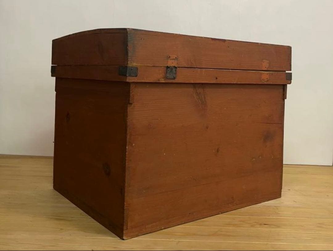 大型　木箱　飾り台　M083　古道具　古家具　和家具　ビンテージ　アンティーク