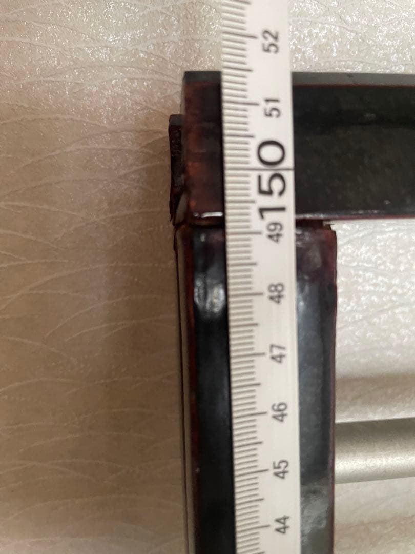 漆塗り　黒の木製衣桁 花の絵柄付き　着物掛け　着物ハンガー　衣桁　骨董品