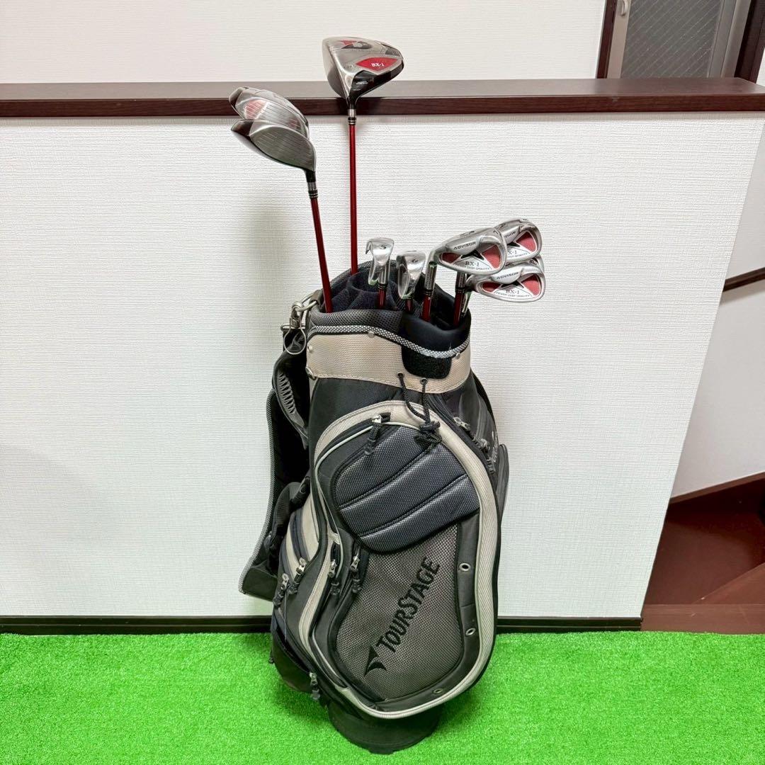 レフティー 左利き ADVISOR ゴルフクラブセット 9本 Sフレックス