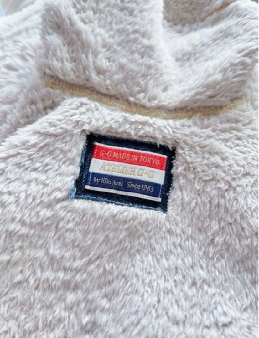 希少❣️サロン限定 ❣️美品！アトリエシジ ボアパーカーベスト2ハーフ①