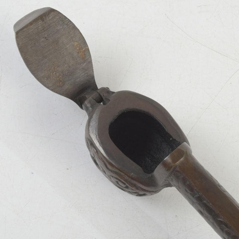 時代提げ物　書道具　古銅　矢立　3点　まとめて　時代箱付　M　9281