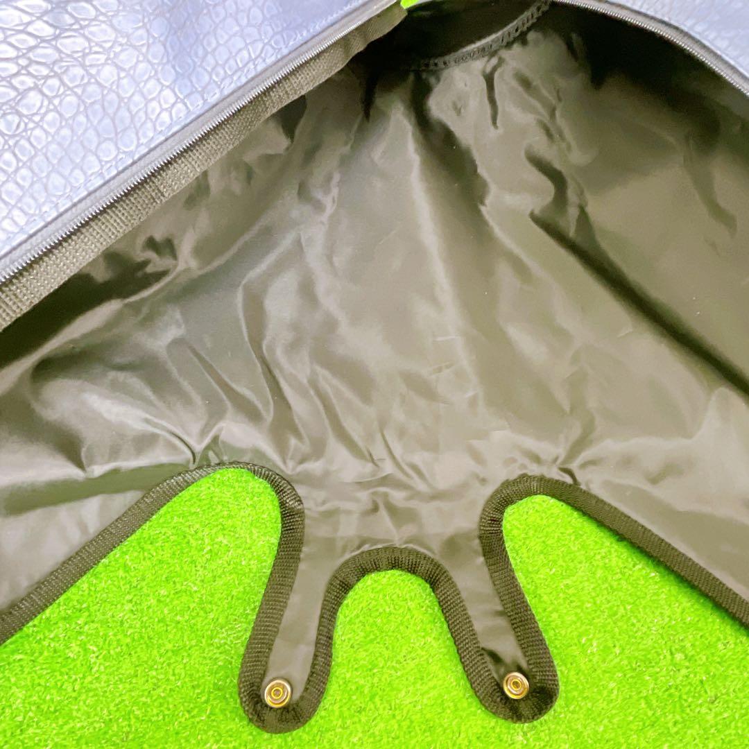 美品　アドミラル　クロコ　型押し　高級　キャディバック