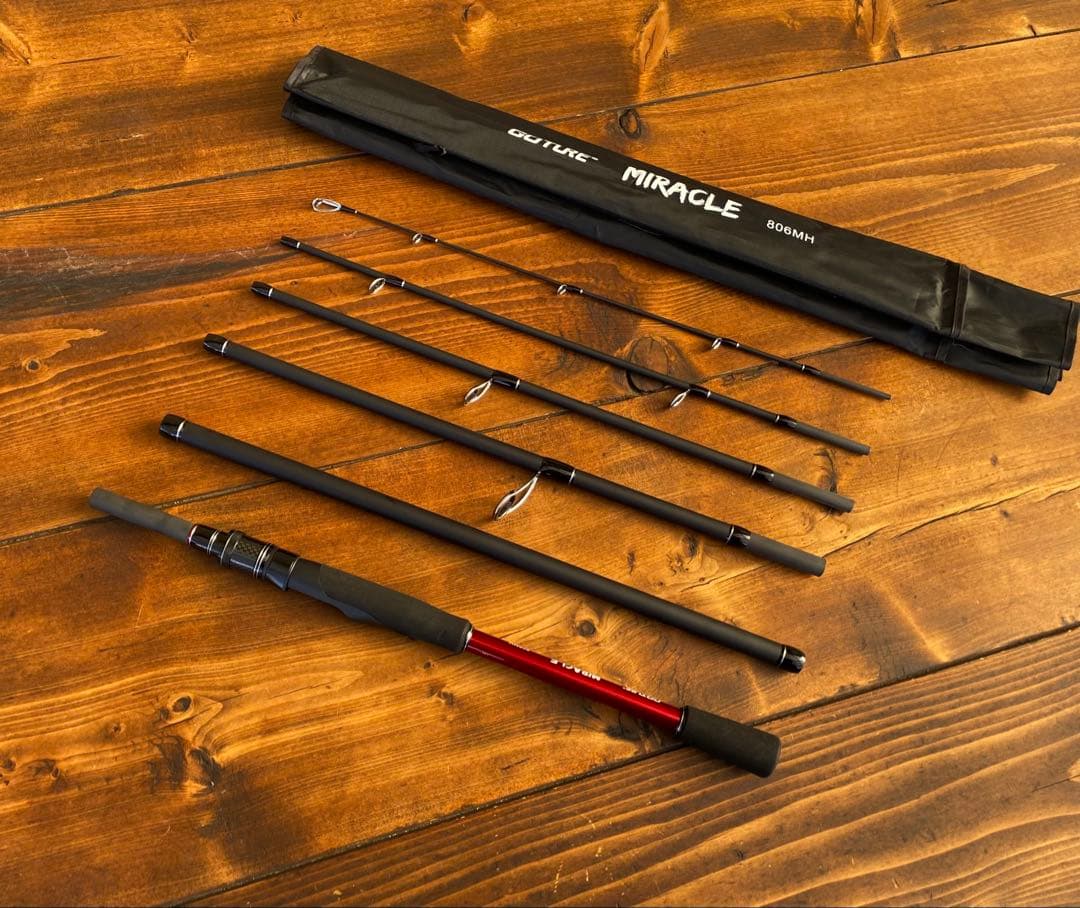 エギングロッド　8ft パックロッド　2.4m 806MH 6P パックロッド