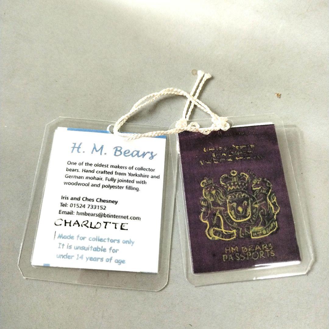 テディベア 英国チェズニー夫妻　作品H.M.Bearsシャーロット