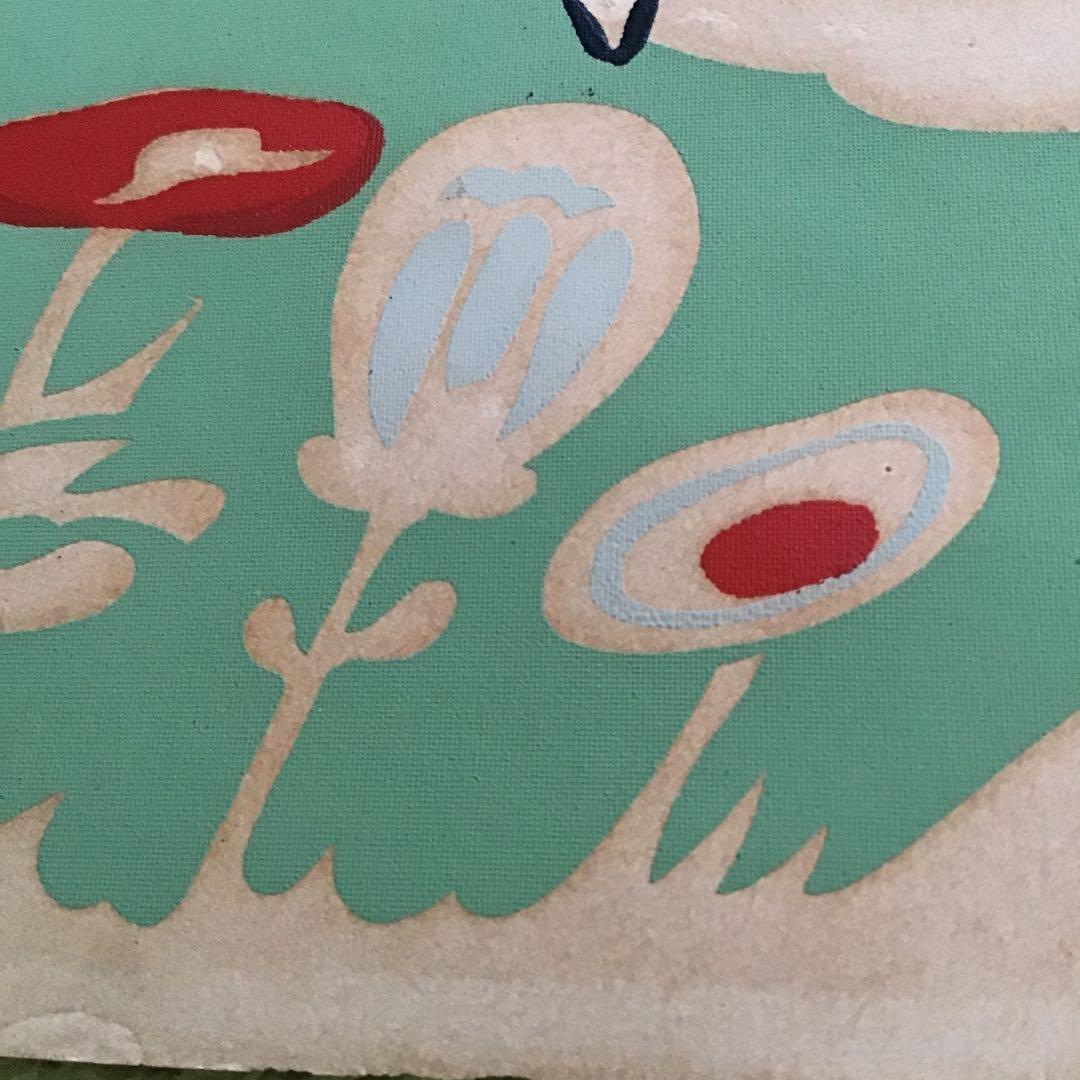 40s 50s バンビ ＆ サンバー ビンテージ 絵画 W.D.P.