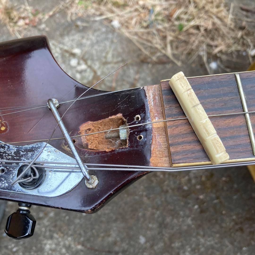 値下げしました。kawai エレキギター　レトロ　ジャンク　追記あります。