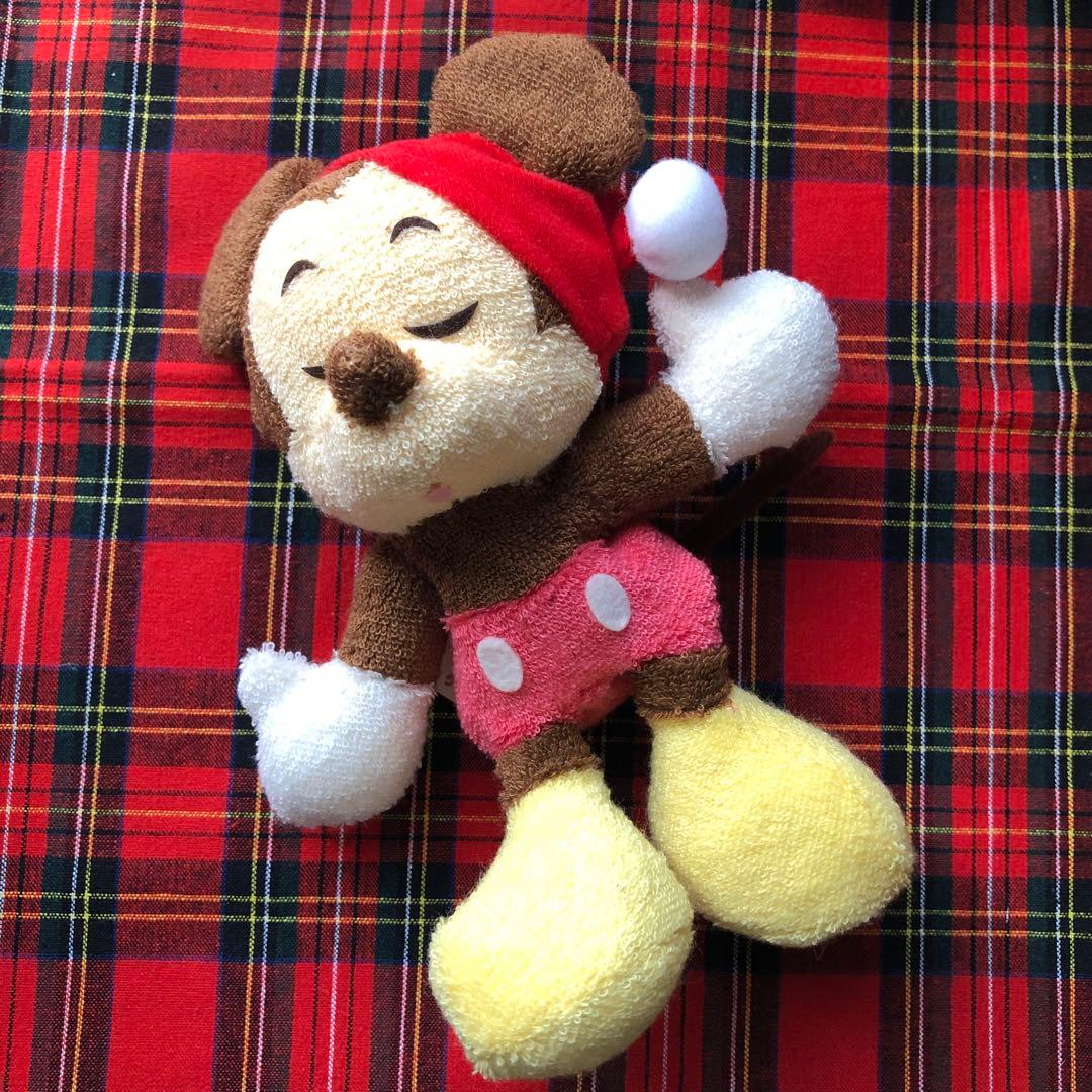 レトロ☆サンアンドスター☆MINIミニミッキーマウス☆サンタ☆ぬいぐるみ☆