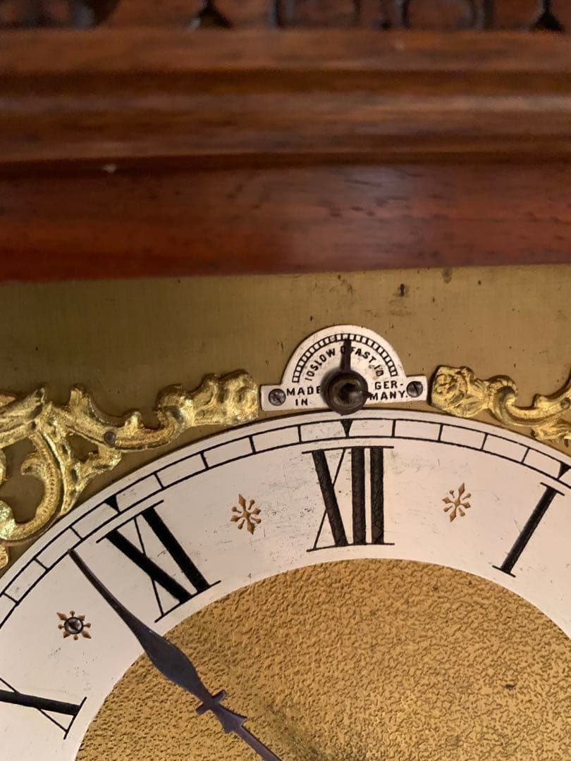ドイツ製　訳ありアンティーク置時計ウェストミンスターチャイム！美しく鳴ります！