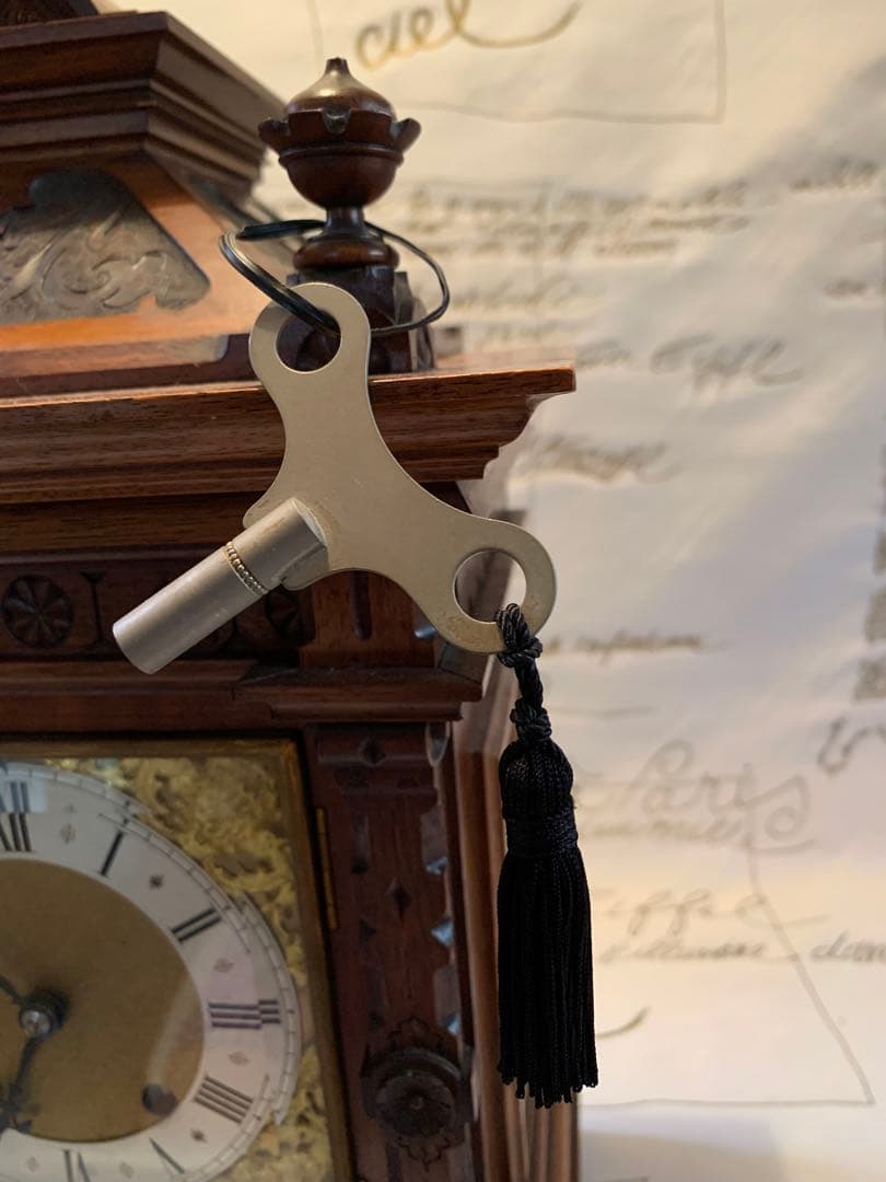 ドイツ製　訳ありアンティーク置時計ウェストミンスターチャイム！美しく鳴ります！