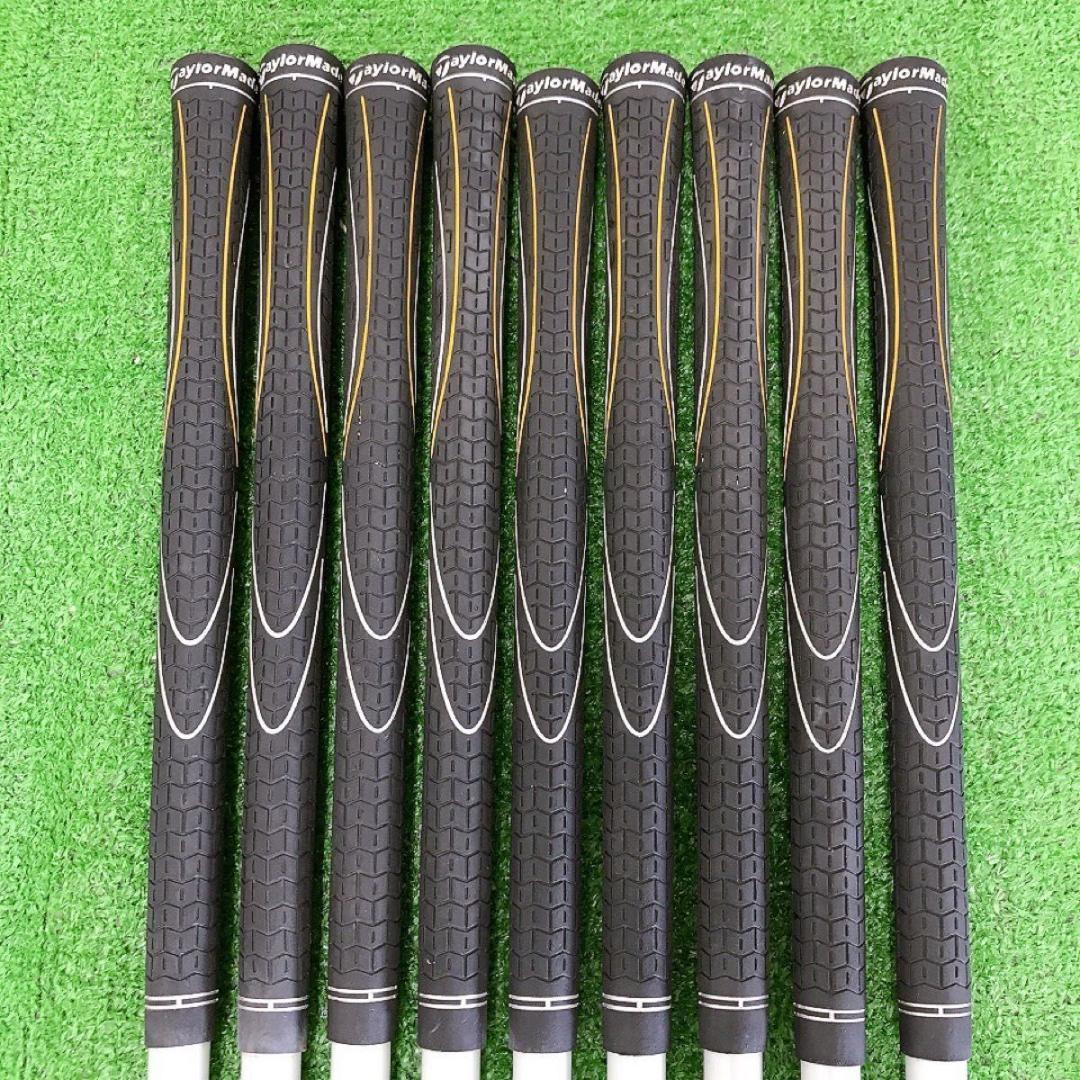 チ35★テーラーメイド R9 豪華9本アイアンセット S Motore60メンズ