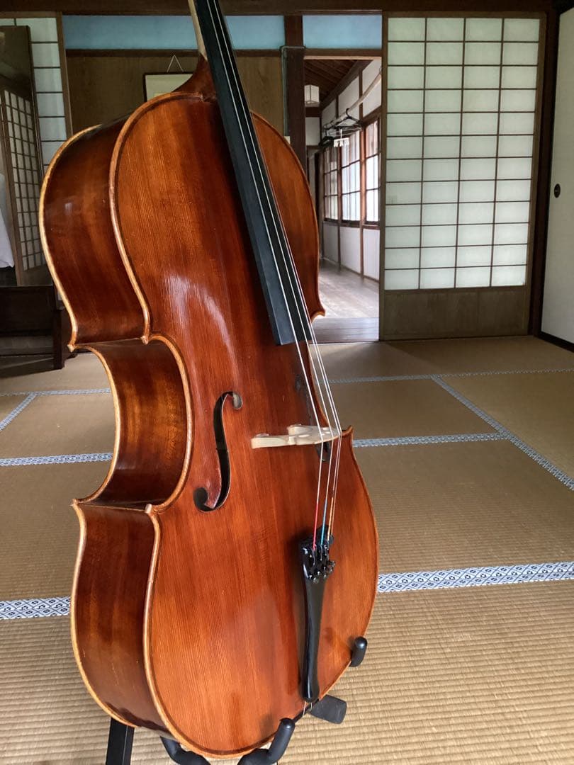4/4チェロ ラベル無し詳細不明ハードケース