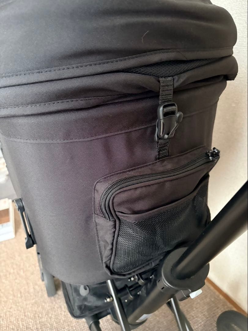 【美品】 AIRBUGGY エアバギー WIZ X ペットカート ブラック