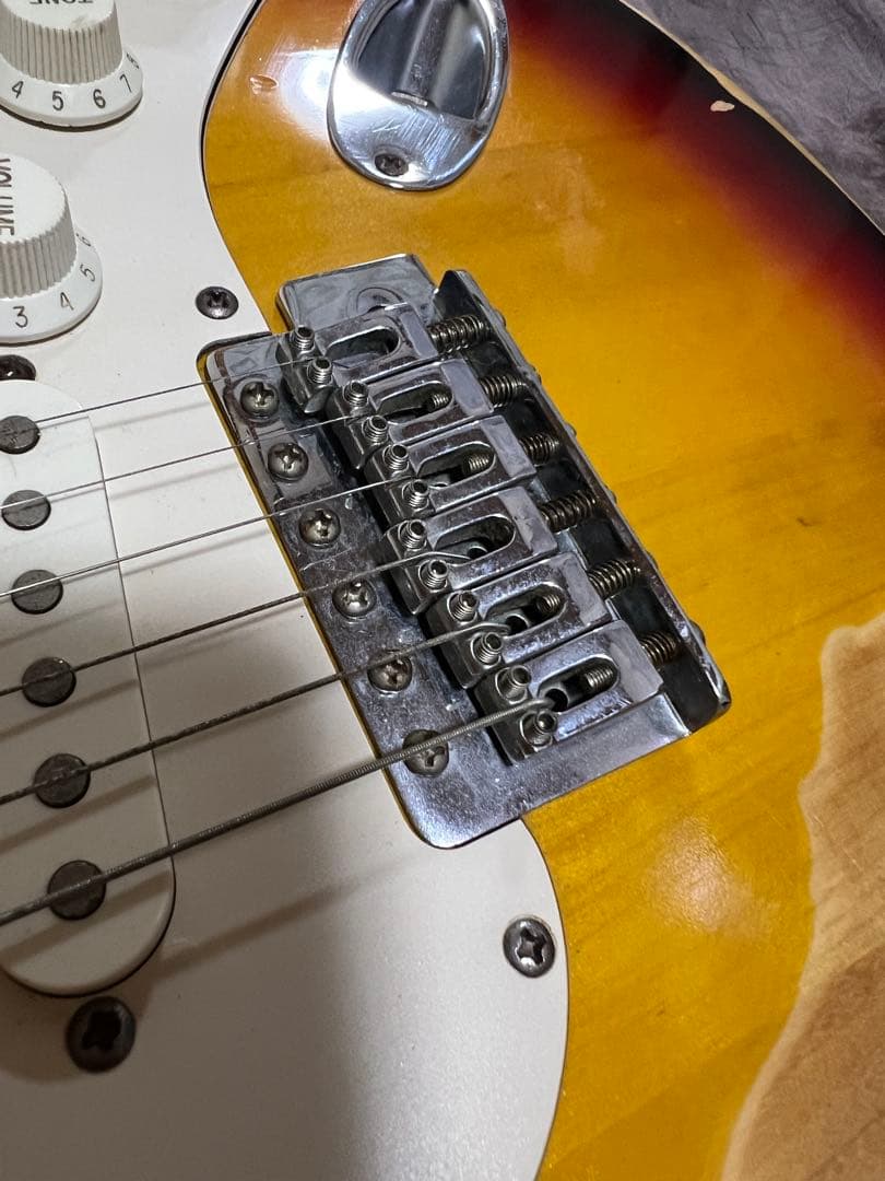 ストラトキャスター ハードレリック加工