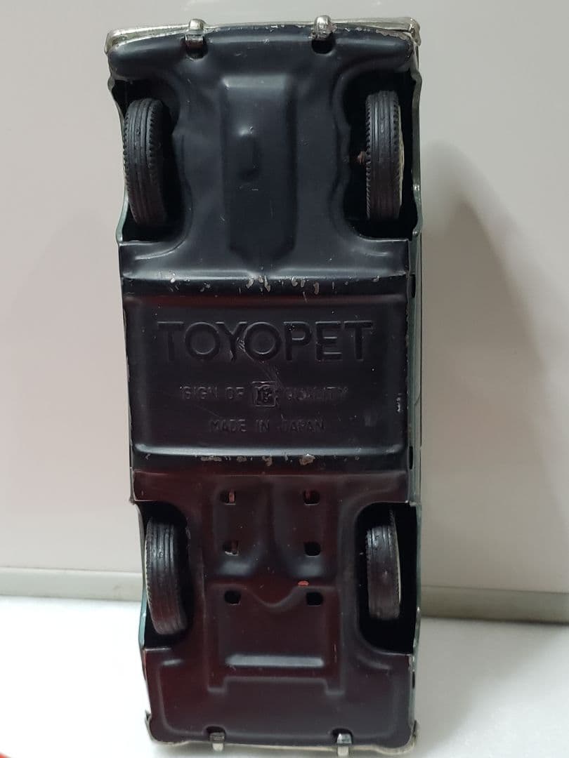 萬代屋　トヨペット クラウン デラックス 　青　ブリキ　箱無し