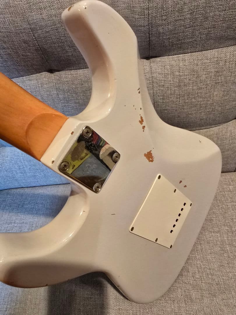 ※ジャンク SPLENDOR エレキギター ホワイト