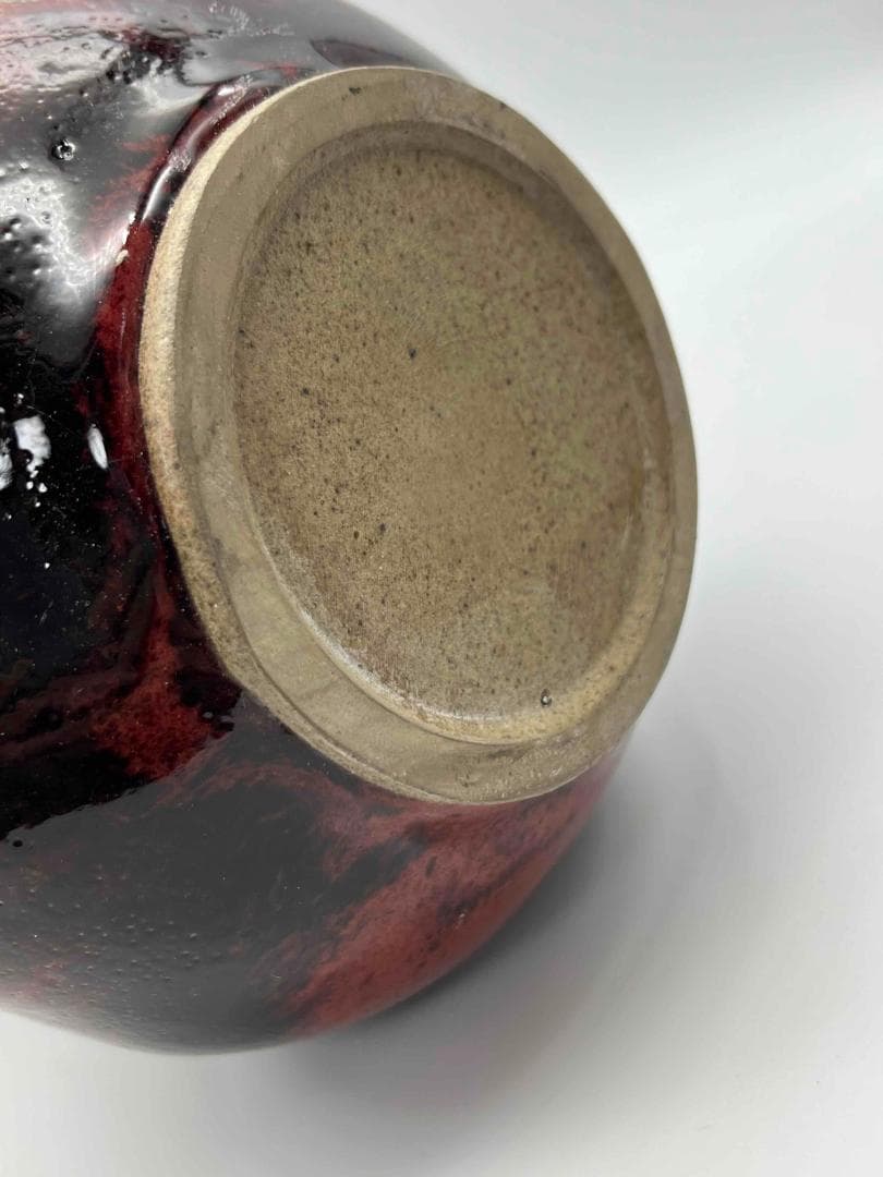 清時代　鈞窯　窯変釉　瓢箪瓶　唐物　古賞物　中国古美術　骨董品(B-96)