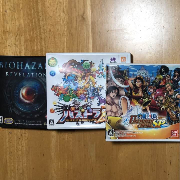 3DS  ソフト6つ付き(内３つはケースあり)