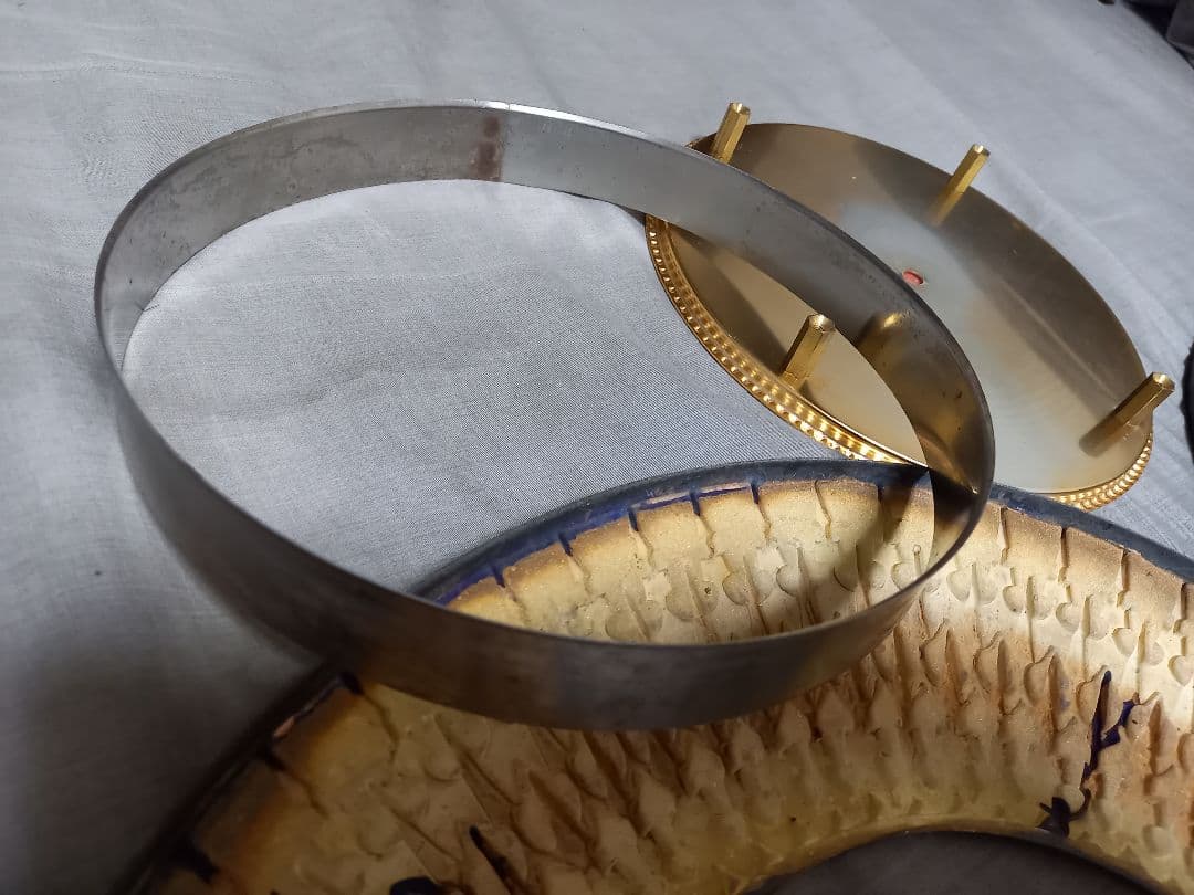 1960's　サンバースト　POLA 　ポーラ　メタル　ミラー　ノベルティ