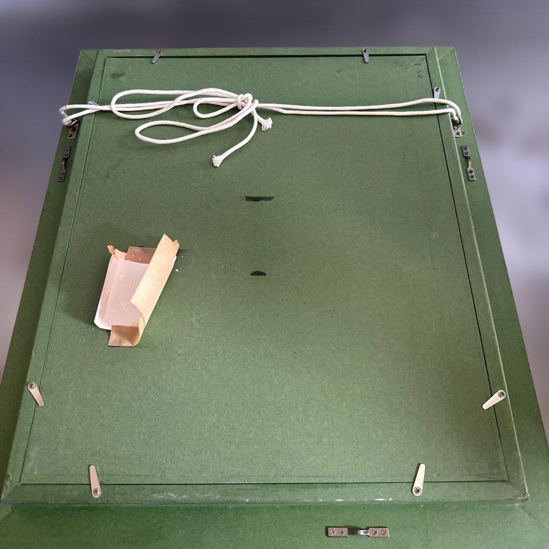 とても雰囲気がある素敵な女性の肖像 油彩画 サイン入り