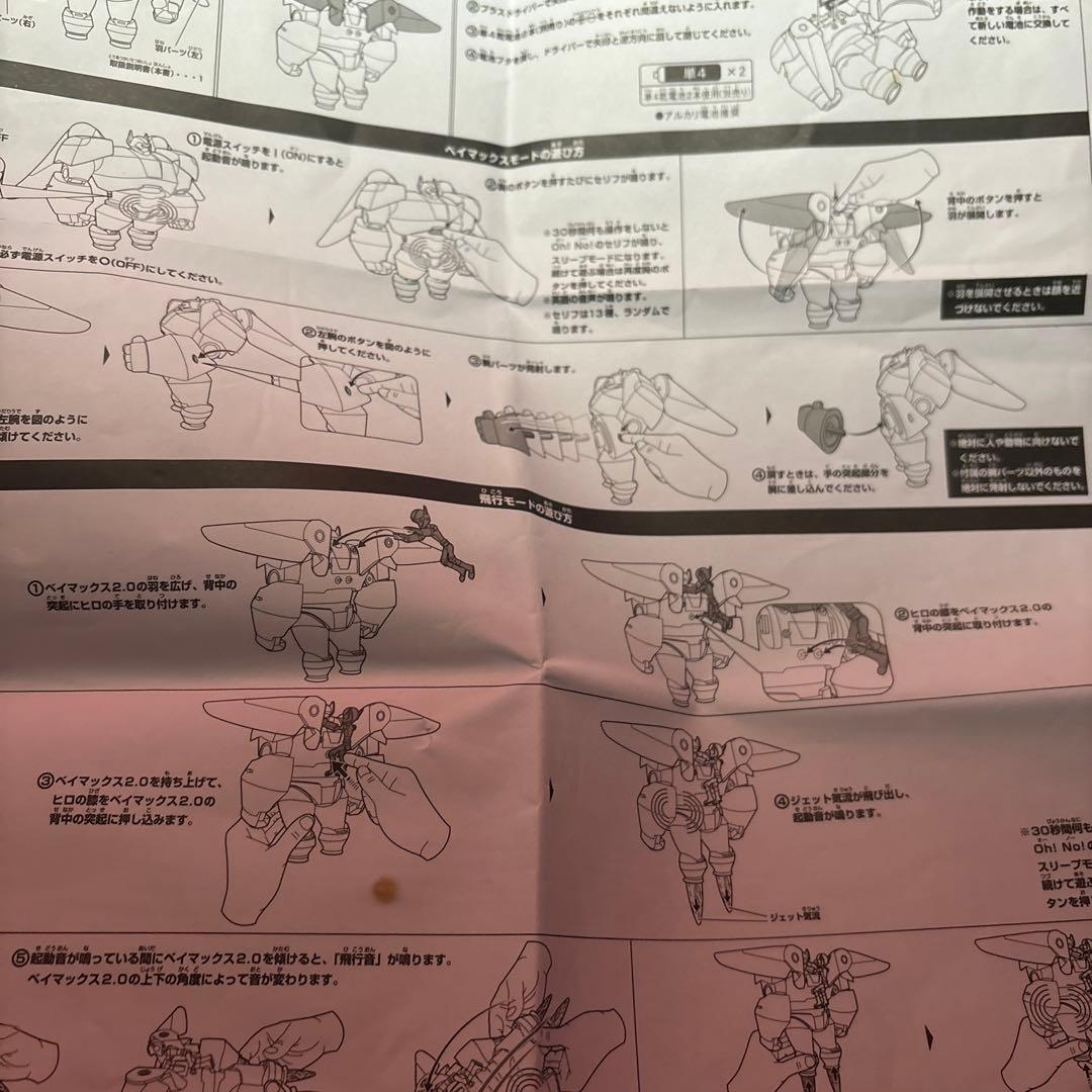 【外箱付】 ディズニー DXフライングアクション ベイマックス2.0