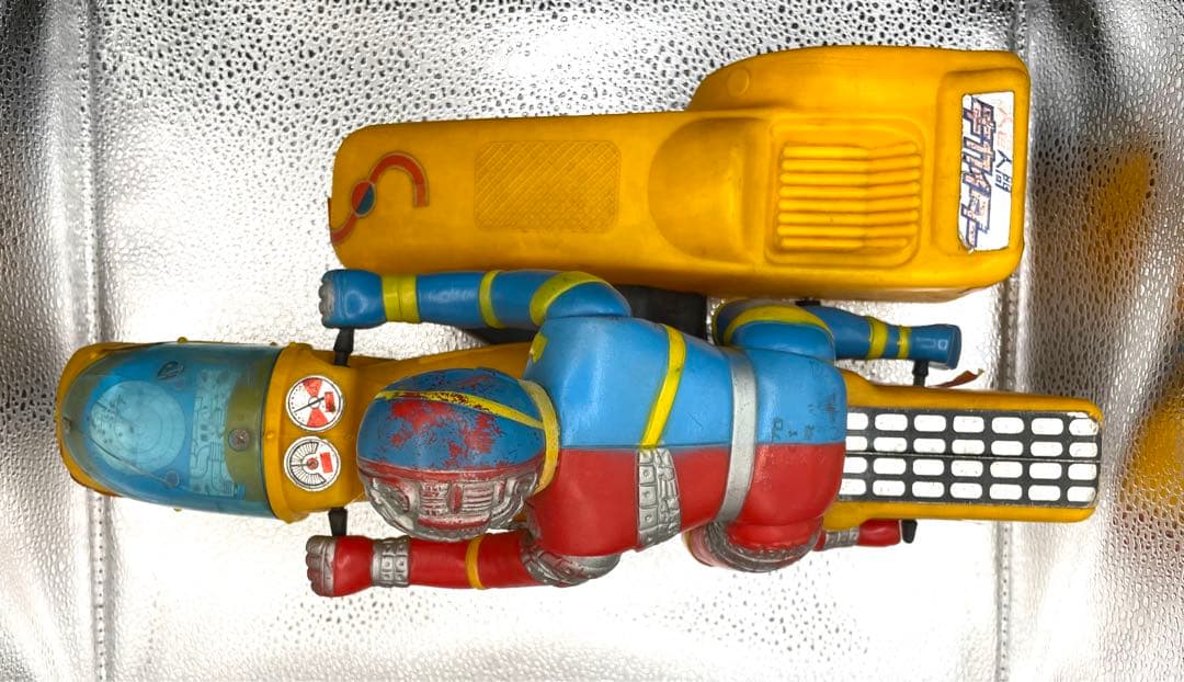 キカイダー サイドマシン タカトク ソフビ人形 ポリ製バイク 美品