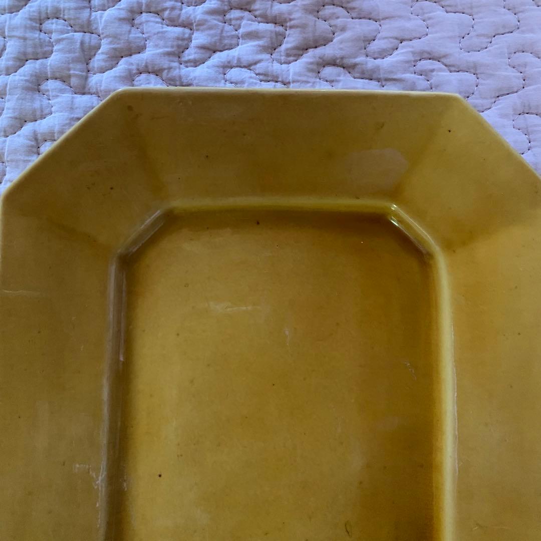 珉平焼　無地　額皿　柄なし