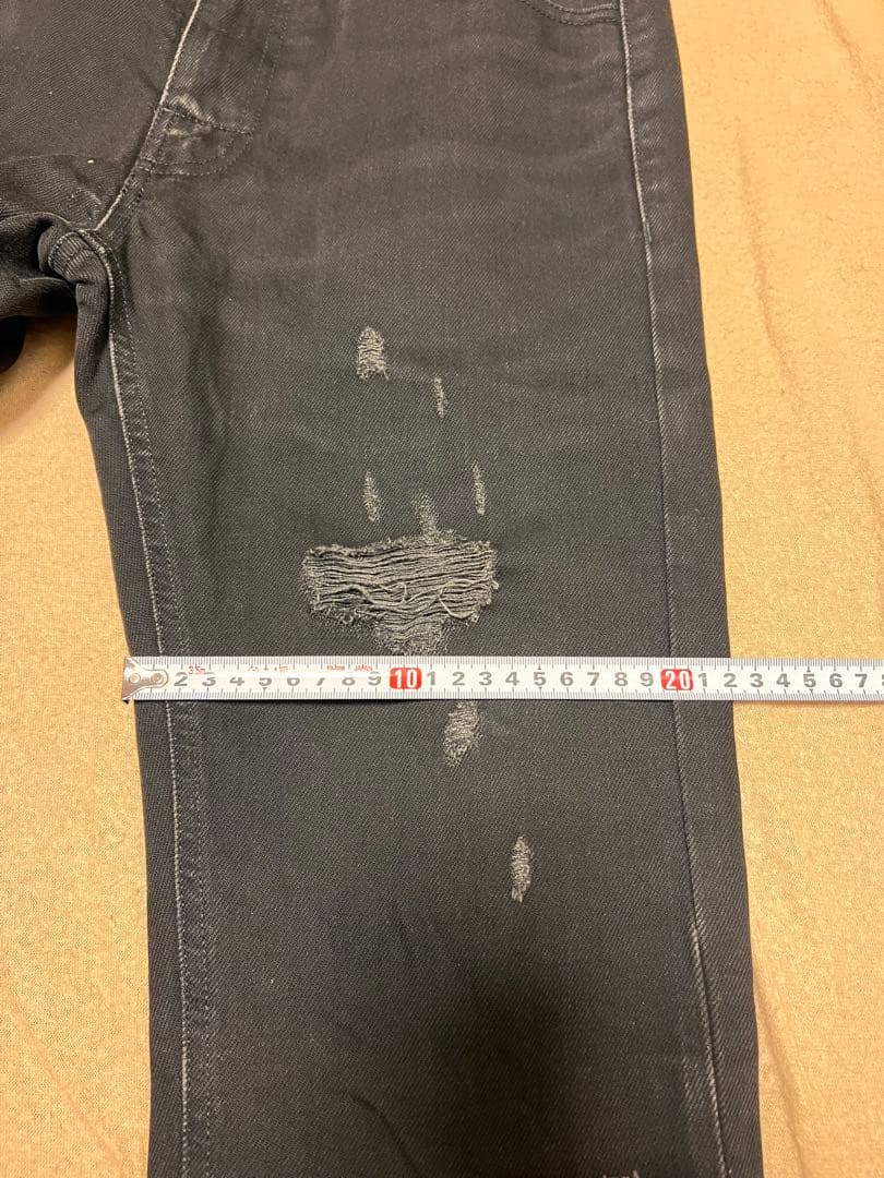 （確実正規品）RAFSIMONS 19/20AWデストロイパンツ