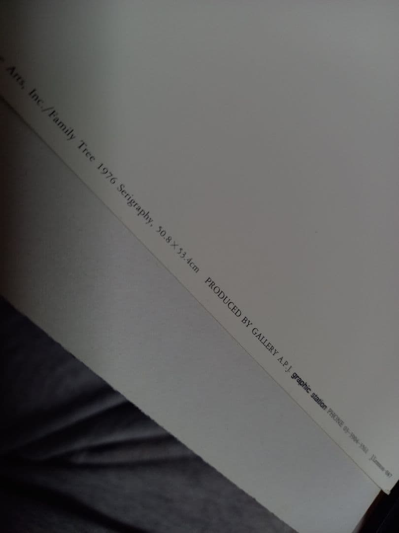 ジョンレノン　a family tree リトポスター