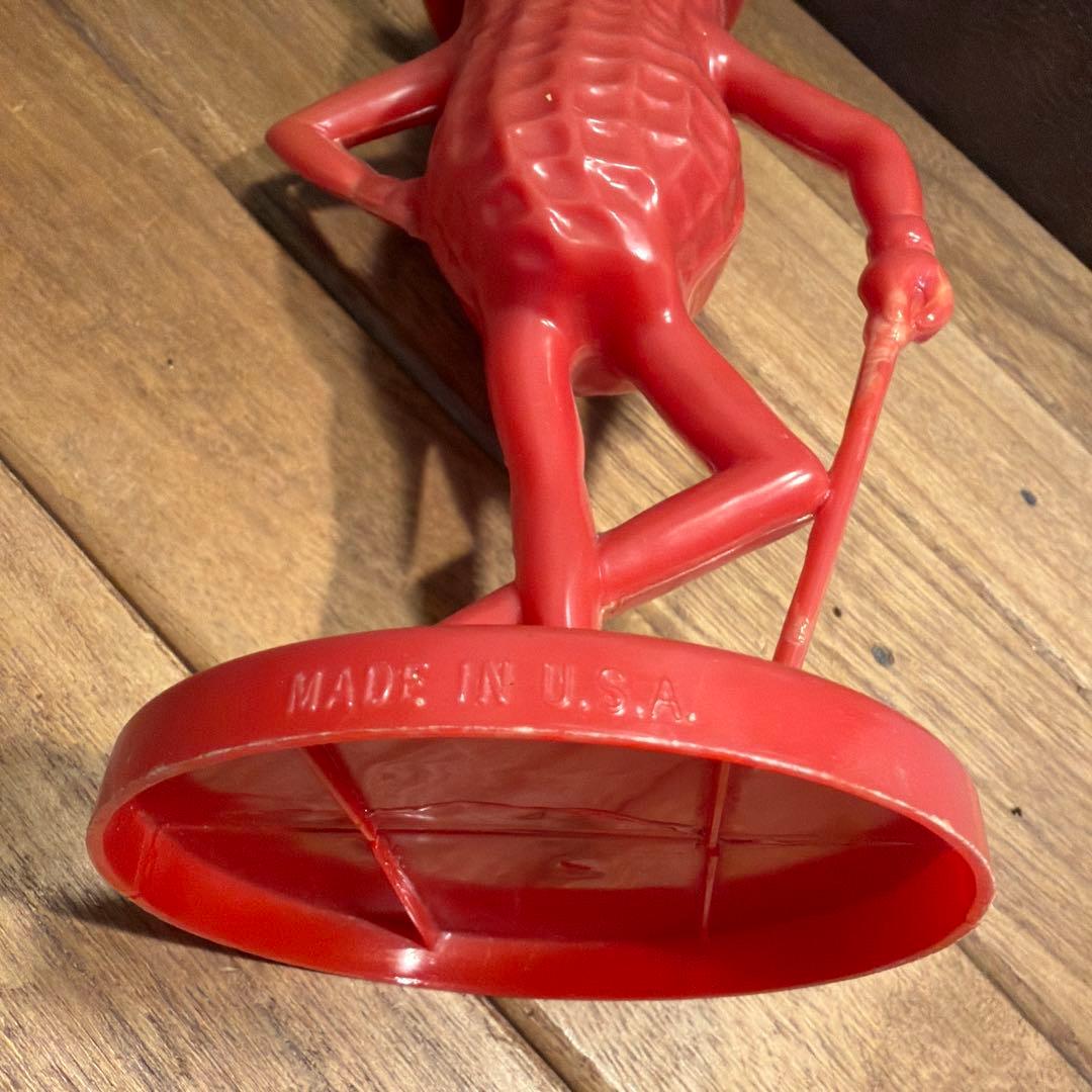 ミスターピーナッツ ビンテージバンク 貯金箱 アドバタイジングフィギュア赤