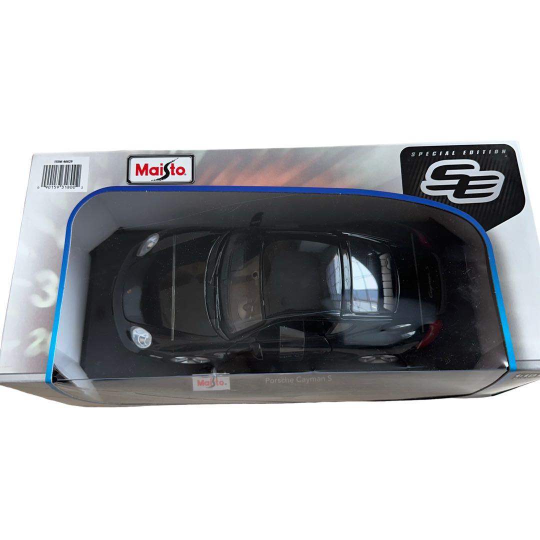 Maisto Porsche Cayman S ミニカー 黒