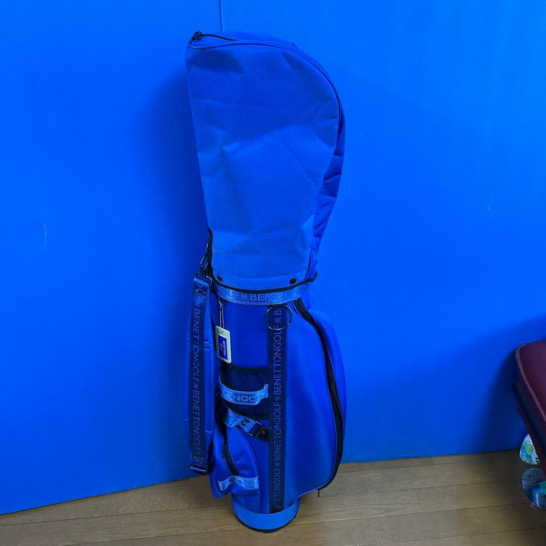 BENETTON GOLF キャディバッグ 青
