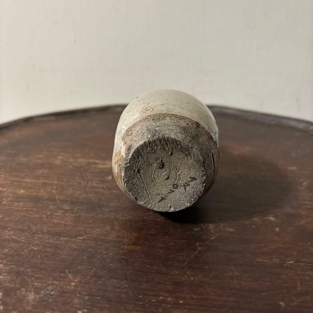 古い美濃　瀬戸小徳利　江戸　明治　花入　酒器　アンティーク　古道具　花器　李朝