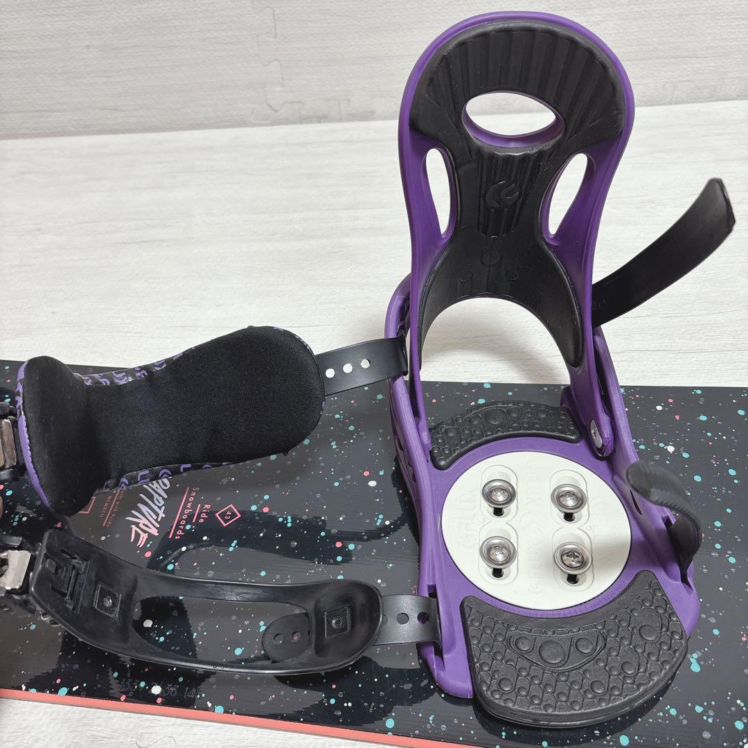 RIDE RAPTURE 143 FLUX Sサイズ スノーボード ビンディング