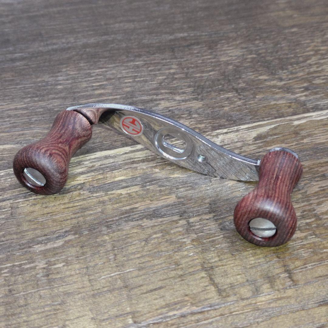 ハネダクラフト S型ハンドル70mm 左用 ウッドノブ