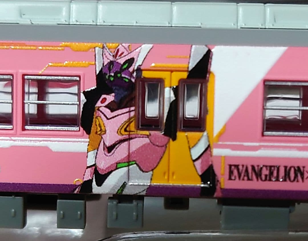 【希少】TOMYTECH　遠州鉄道2000形エヴァンゲリオンラッピング電車セット
